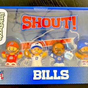 New In Box Fisher Price Buffalo Bills Little People set